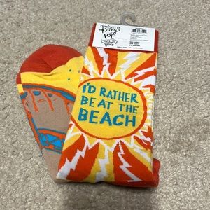 NWT! Kathy Long at the Beach socks